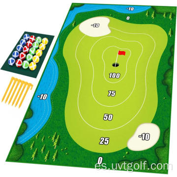 estera de juego de chippes de golf